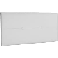 DHOME Cabecero de Polipiel o Tela AQUALINE Pro cabeceros Cabezal tapizado Cama Lujo (Polipiel A.Blanco- 95cm (Camas 70…